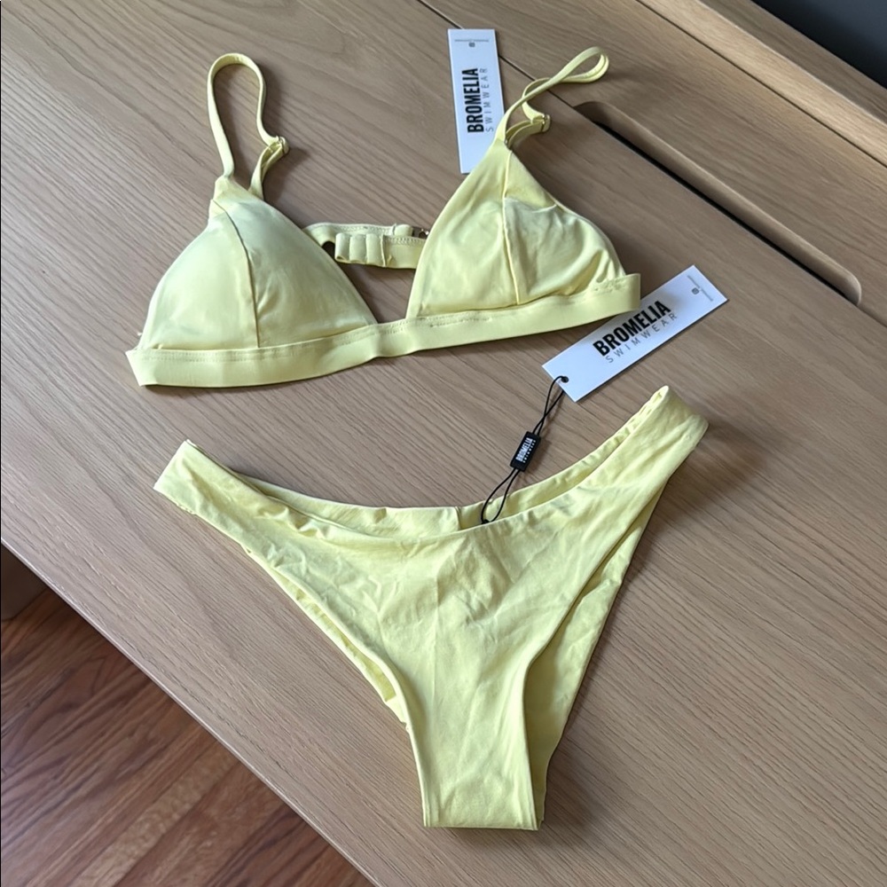 Lemon Yellow Bikini Set